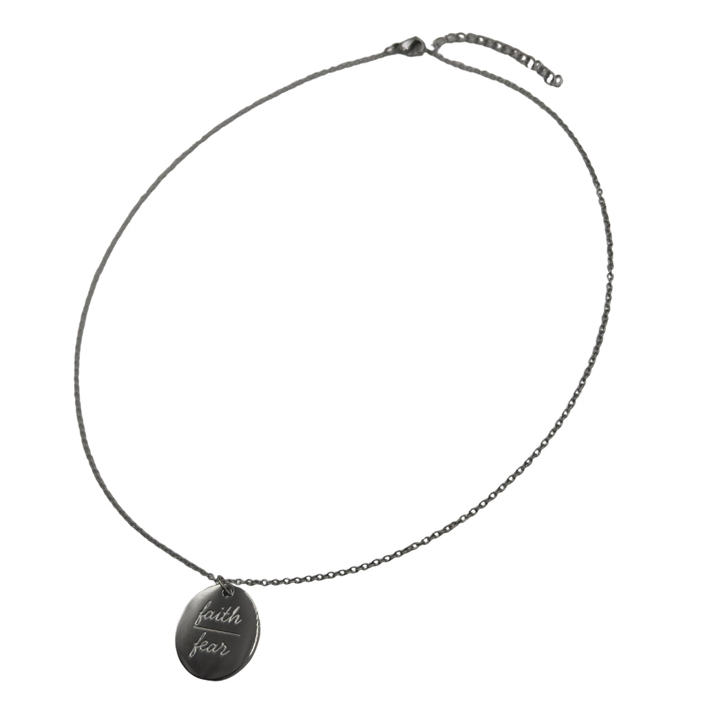 'Faith over Fear' Necklace