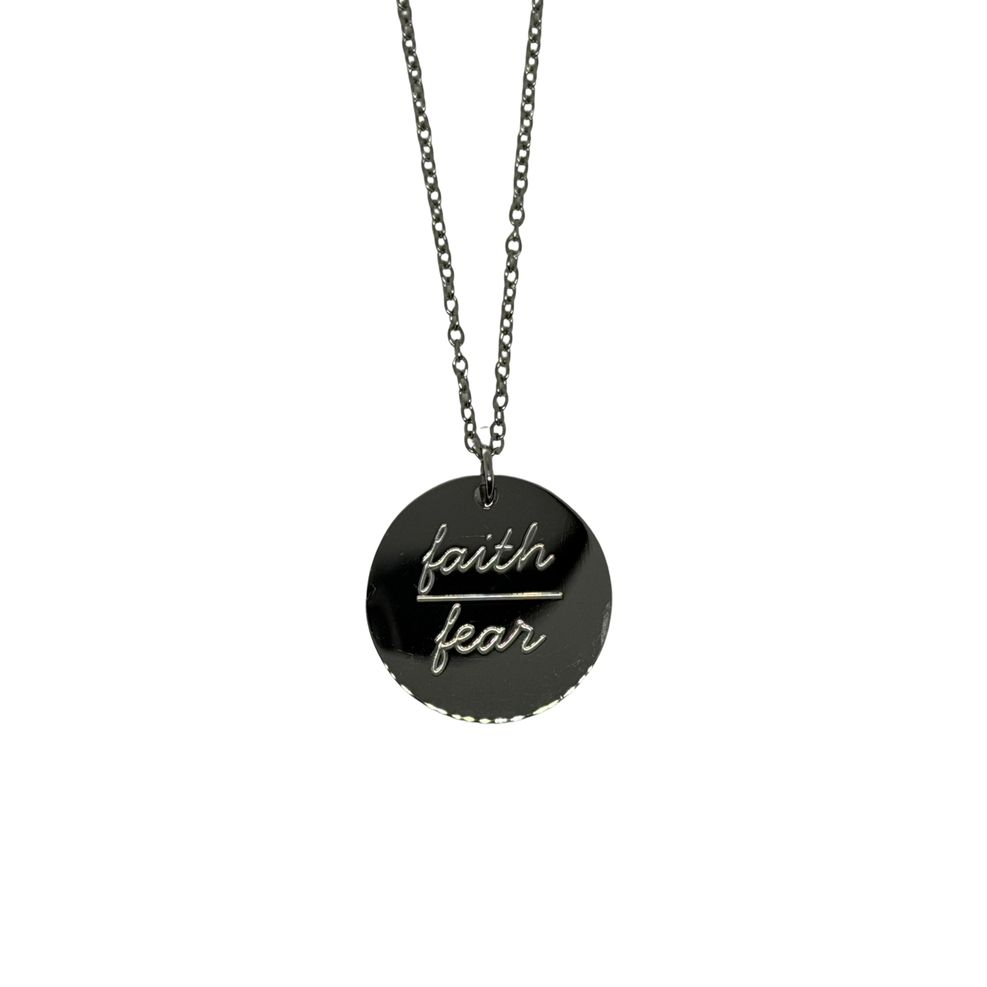 'Faith over Fear' Necklace