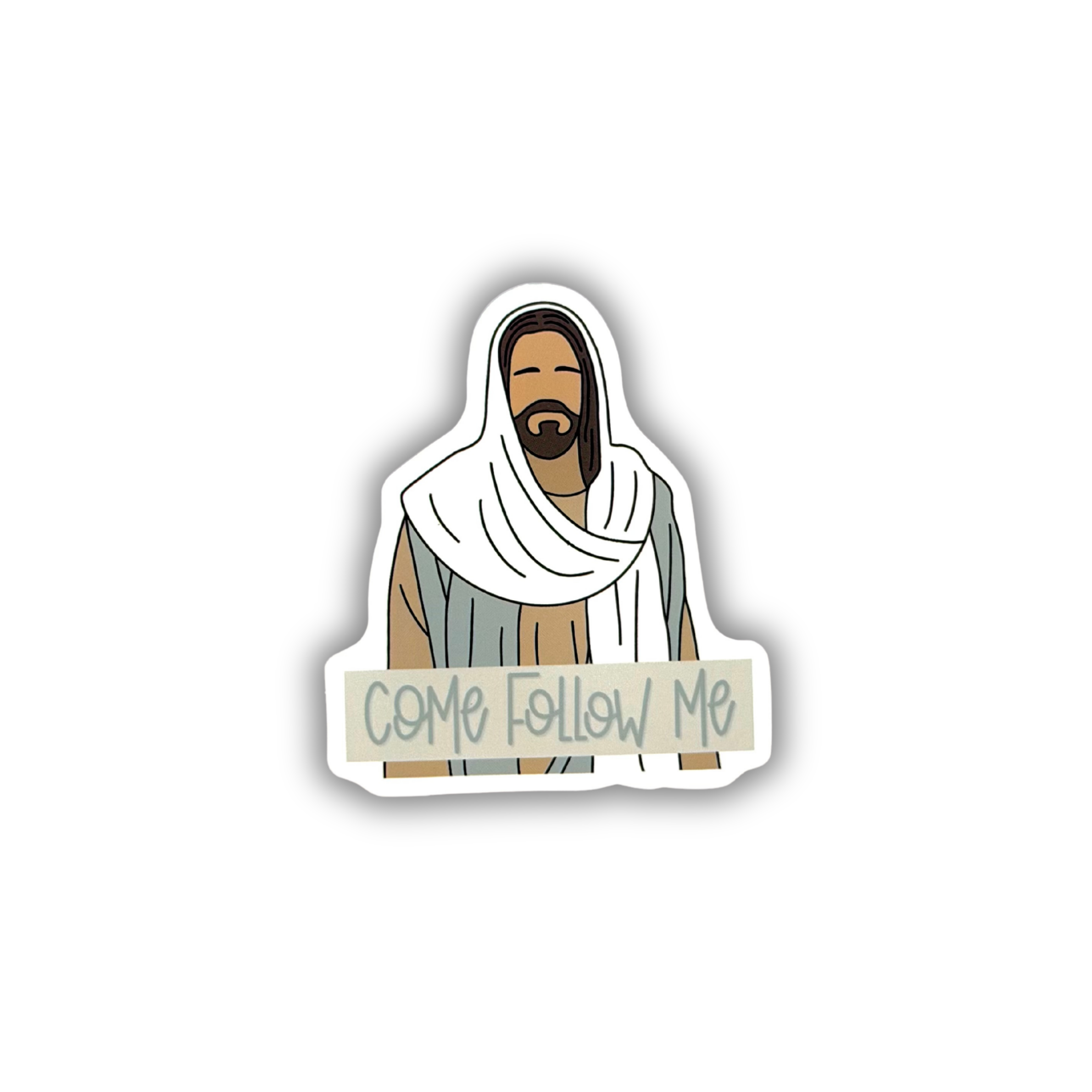 Come Follow Me — Jesus Sticker