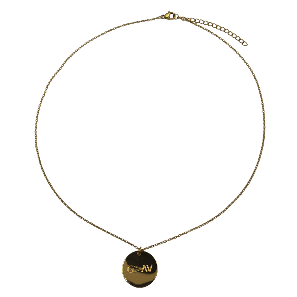 'God above all highs and lows' Necklace