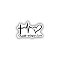 Faith Hope Love Sticker