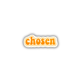 Chosen retro Christian sticker