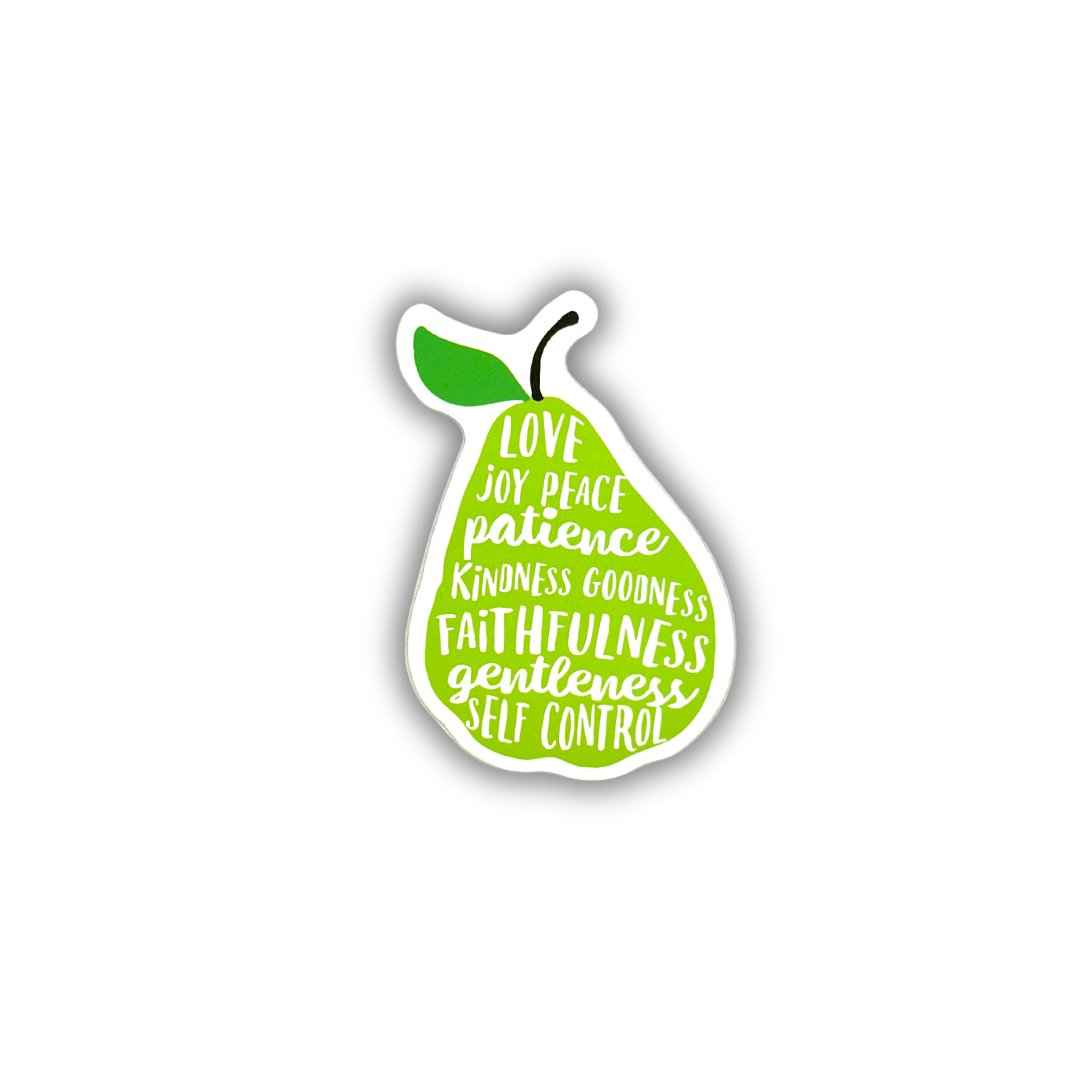 Fruit of the Spirit pear sticker