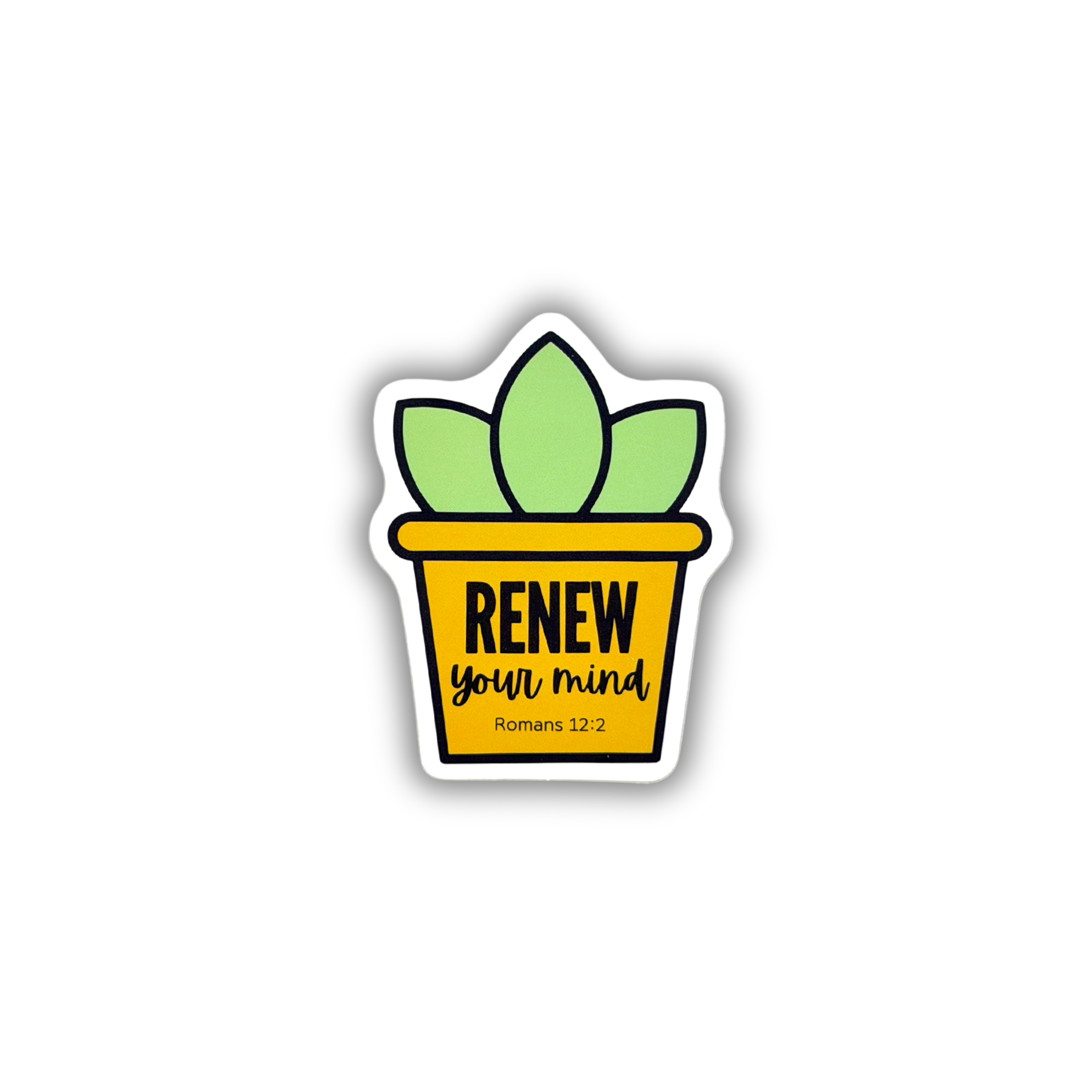 Renew Your Mind Sticker — Romans 12:2