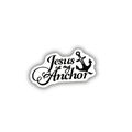Jesus is my anchor sticker