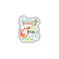 Jesus loves me this I definitely know sticker
