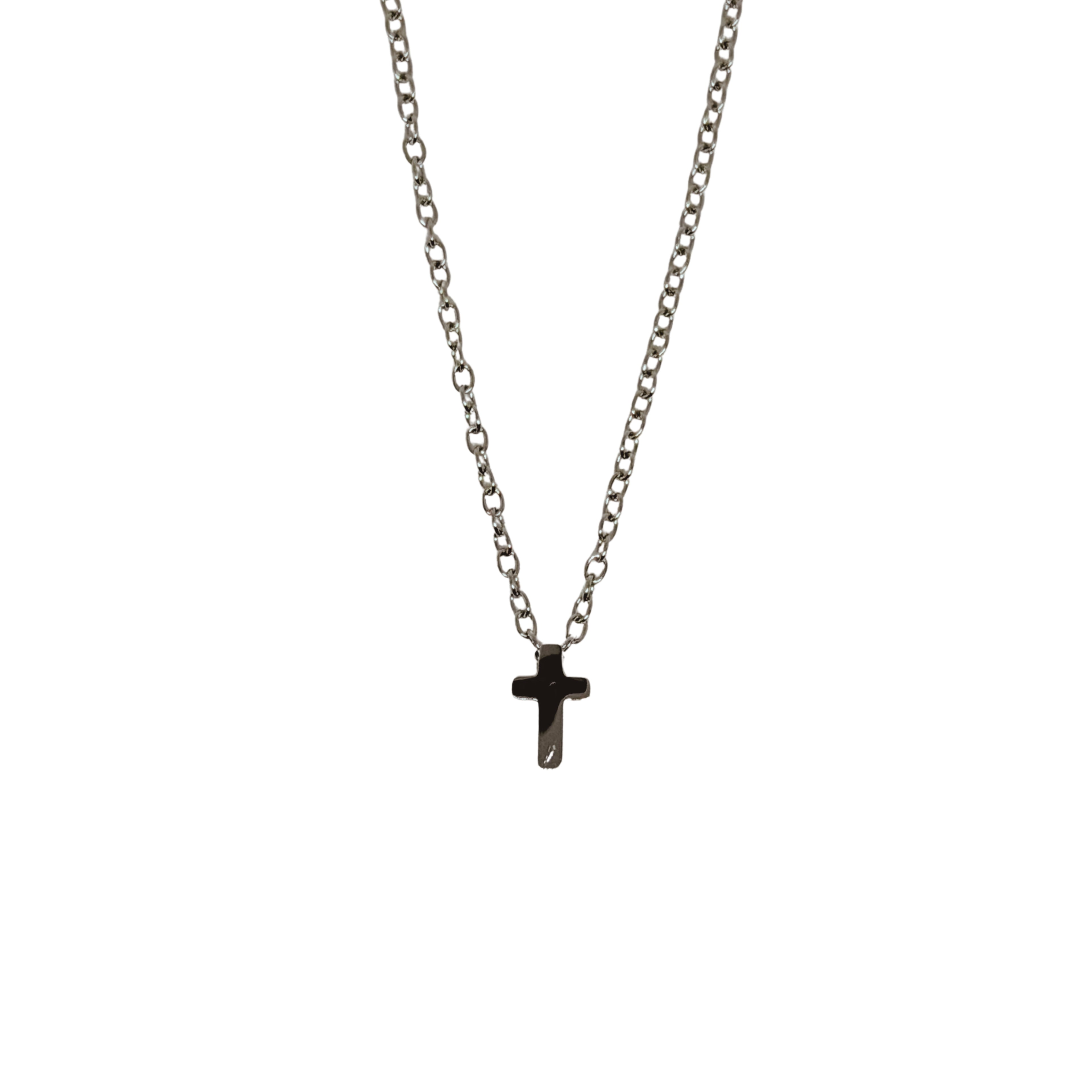 7mm Cross Necklace