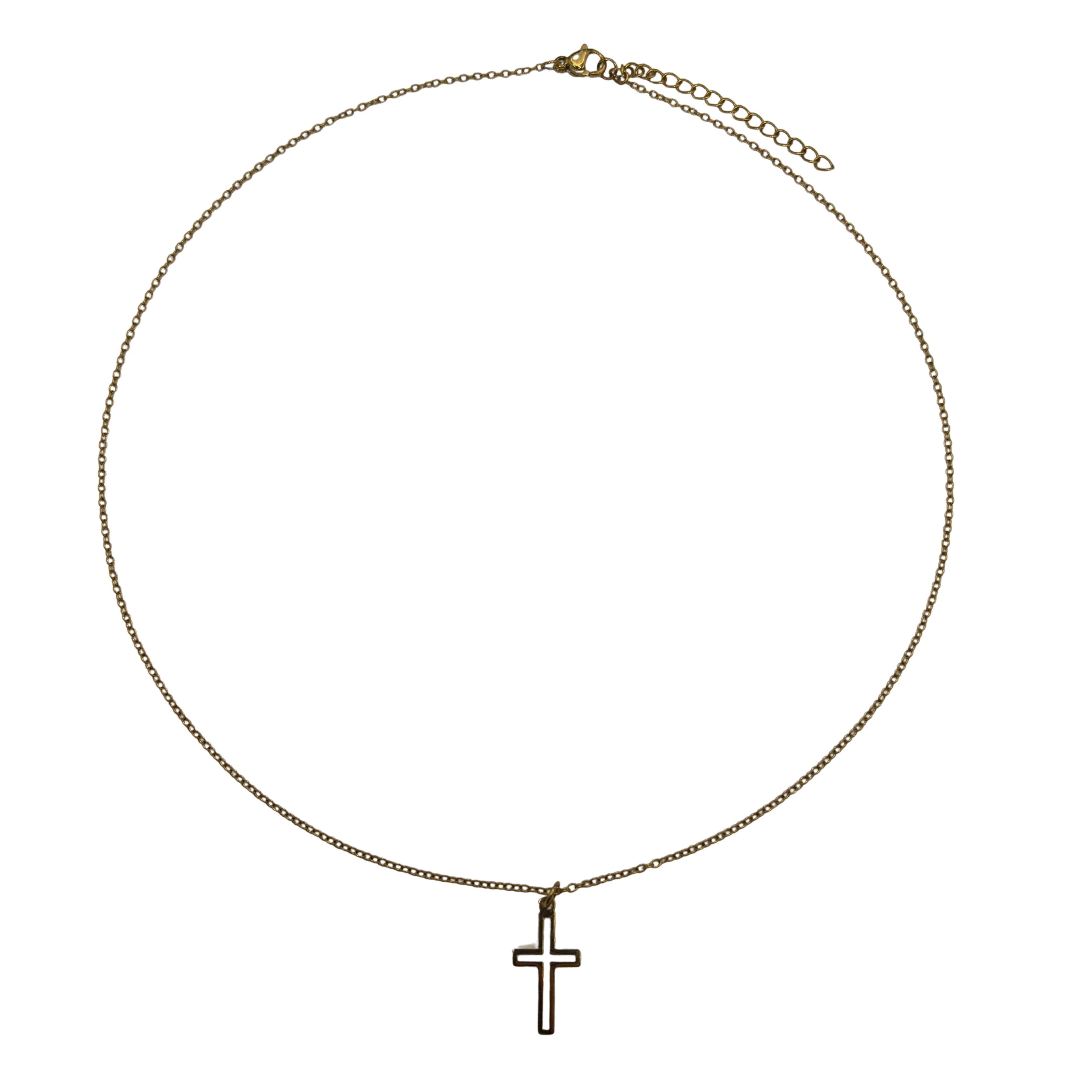 Open cross Necklace