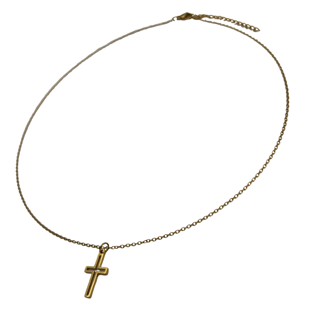 Open cross Necklace
