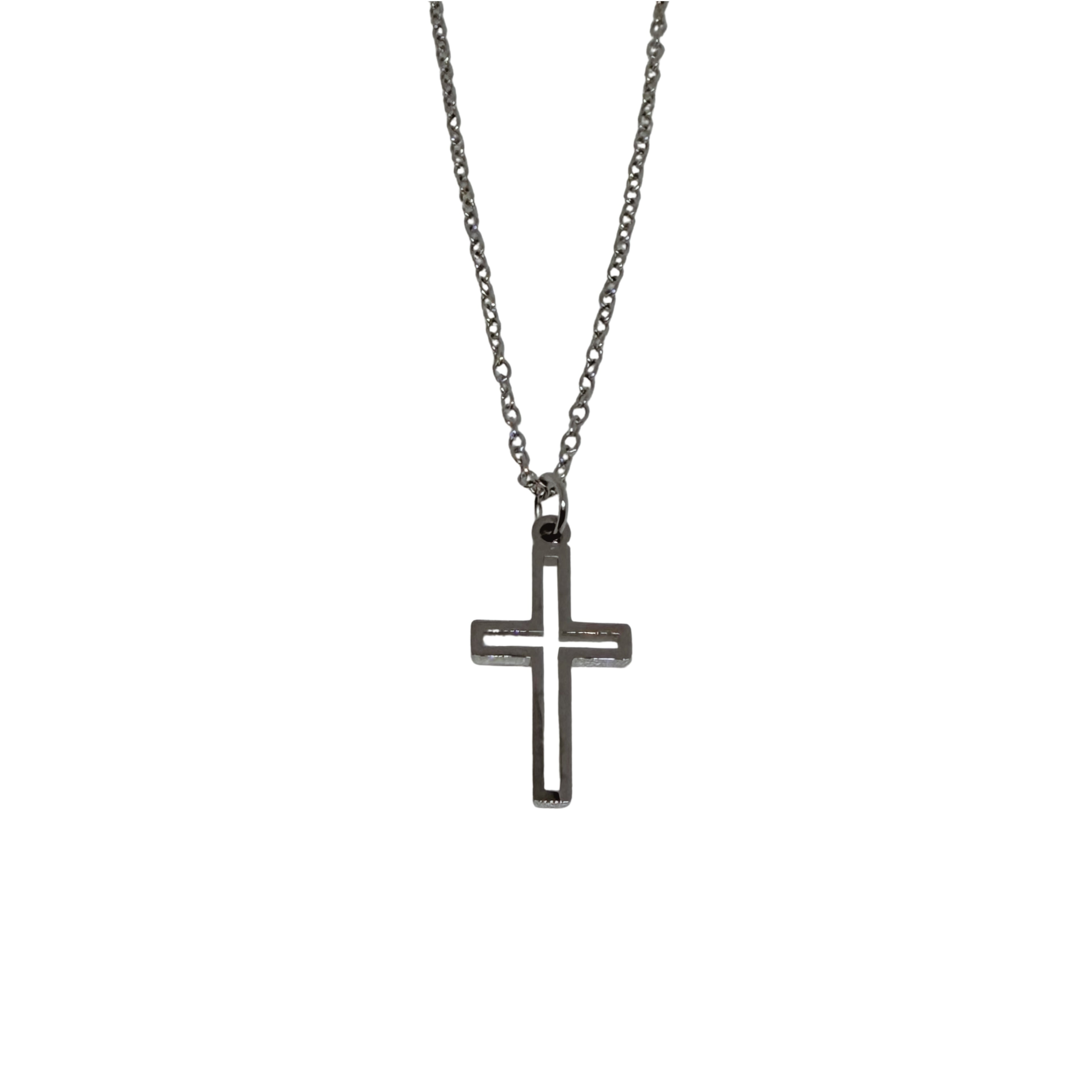 Open cross Necklace
