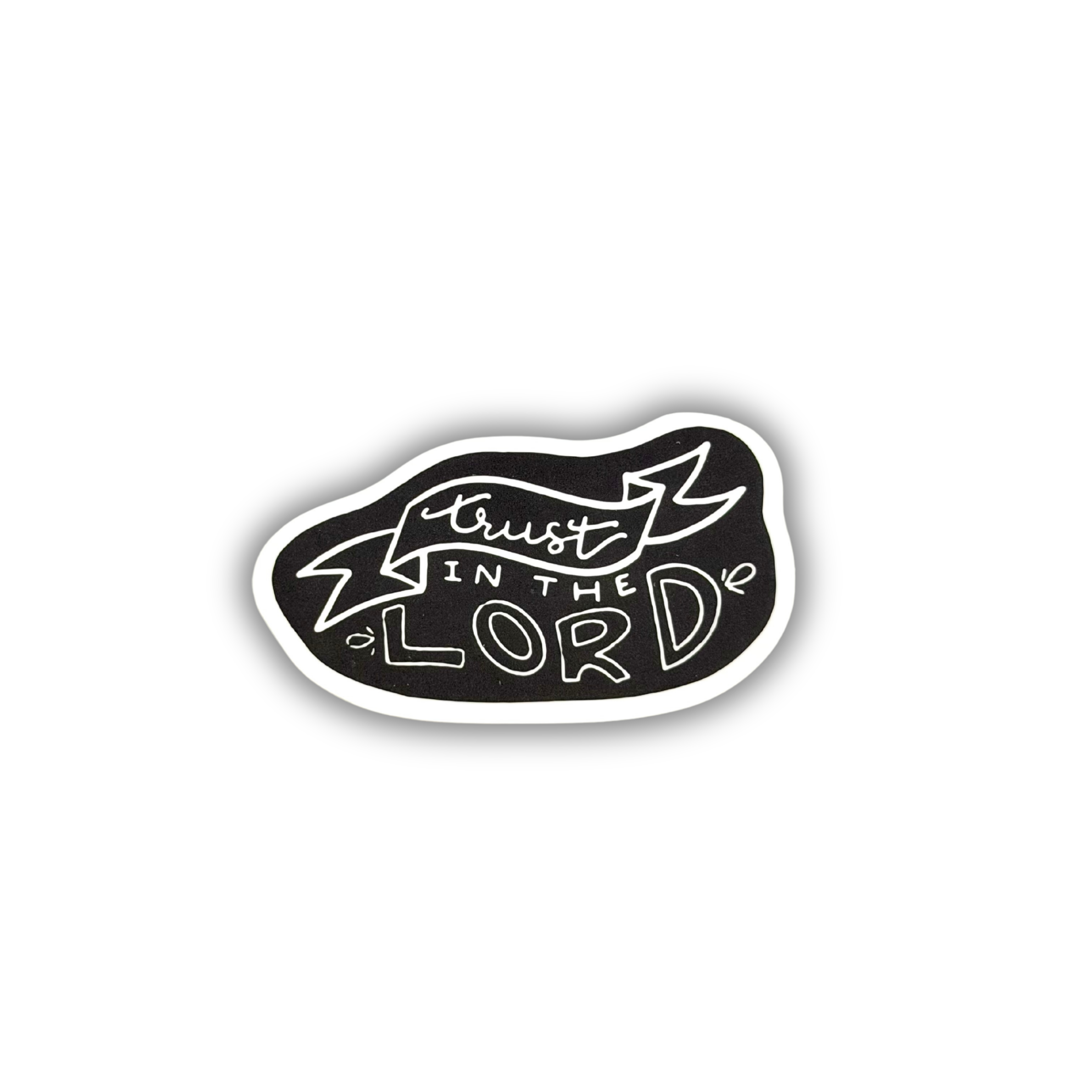 Trust in the Lord stamp Christian sticker