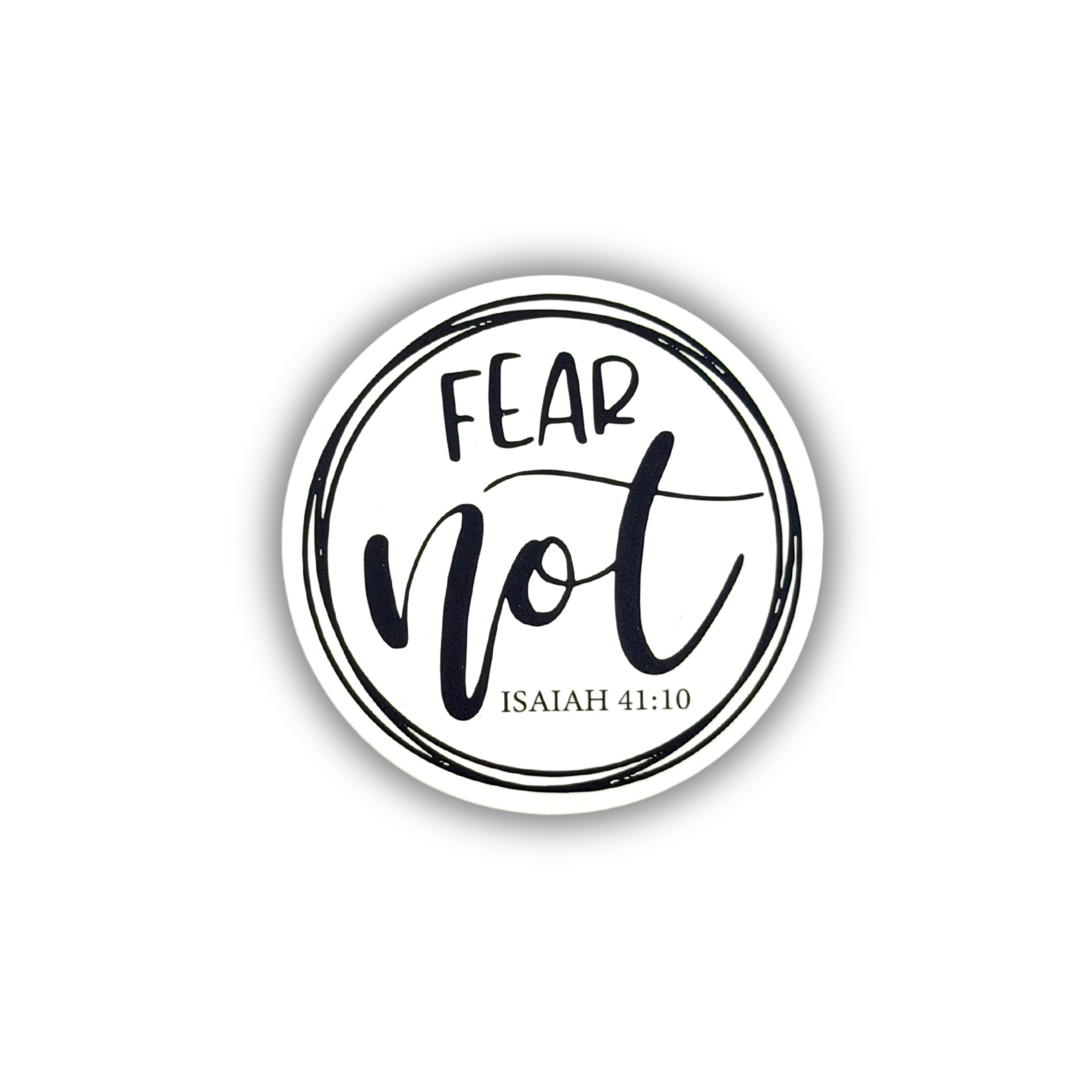 Fear Not Isaiah 41:10 Christian sticker