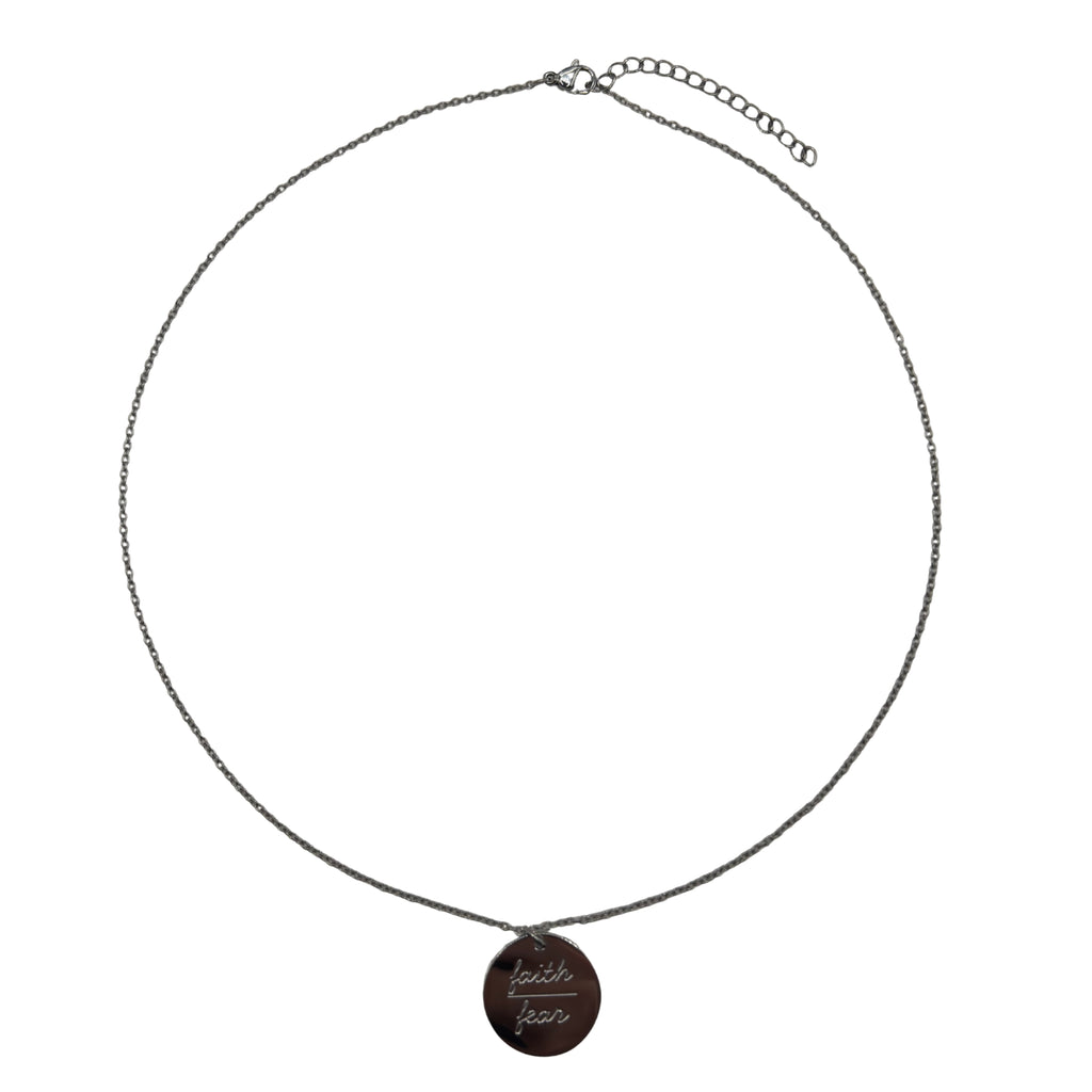 'Faith over Fear' Necklace